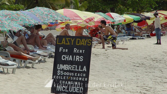Lazy Days am Grand Anse Beach